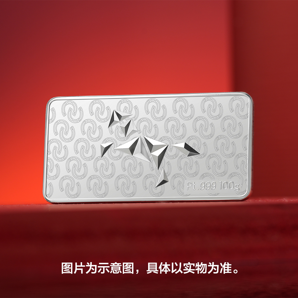 马年铂条100克