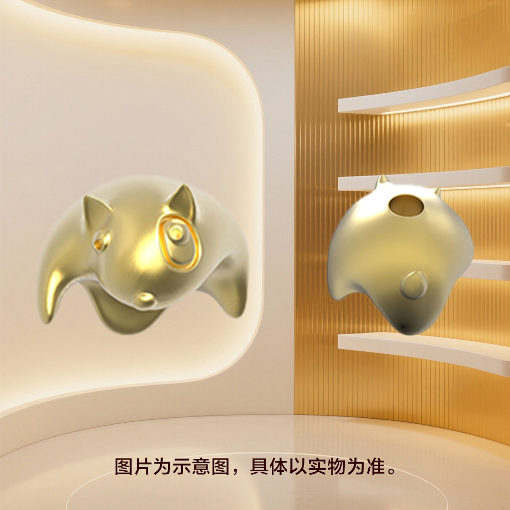 抱抱异形纪念章生肖狗单枚亮面款